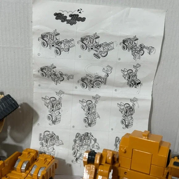 Jinbao Big-Moe Devastator KO Transformers Construction Vehicle Robot Set Lot - Picture 9 of 13